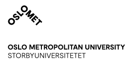 "Logo of Oslo Metropolitan University with the text 'OSLOMET Oslo Metropolitan University' in black."