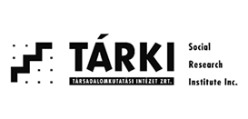"Logo of TÁRKI Social Research Institute with the text 'TÁRKI Social Research Institute Inc.' in black."
